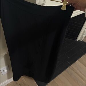 Zara Classic Black Midi Skirt